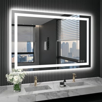 Allen and Roth LED buy frameless Fog- Free Rectangular Mirror